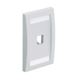 Placa Panduit Mini-Com Frontal 1 Puerto Serie Executive Blanco