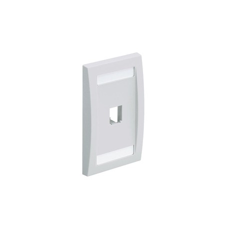 Placa Panduit Mini-Com Frontal 1 Puerto Serie Executive Blanco