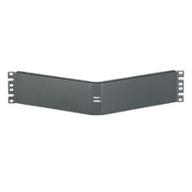 Panel Panduit Carga de Estante Angular Horizontal 2UE Negro