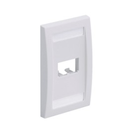 Placa Panduit Mini-Com Frontal 2 Puerto Serie Executive Blanco