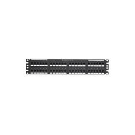 Patch Panel Panduit 48 Puertos CAT 6A 2RU Negro