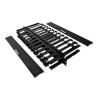 Organizador de Cable Panduit Horizontal Doble para Rack 8.9IN 1RU Negro