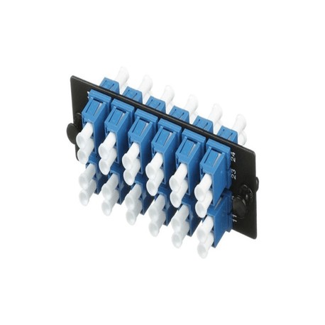 Panel Adaptador de Fibra LC Panduit 12 Conectores Duplex