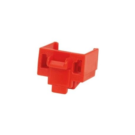 Dispositivo Panduit Bloqueo para Módulo de Ficha RJ45 Rojo