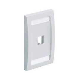 Placa Panduit Mini-Com Frontal 1 Puerto Serie Executive Blanco